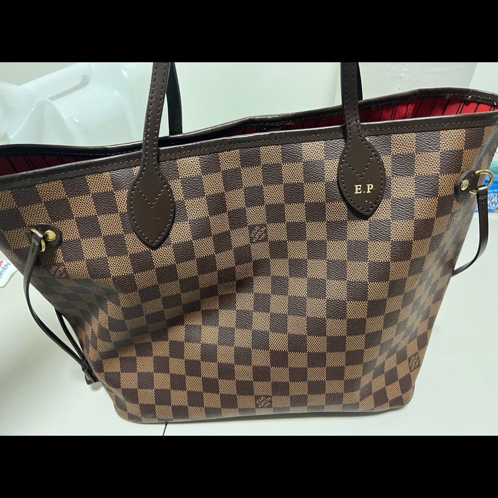 LV Neverfull Damier Ebene MM